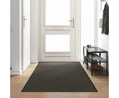 Durų kilimėlis Antracito ir juoda 120 x 400 cm 100% poliamidas