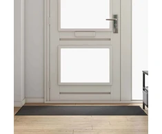 Durų kilimėlis Antracito ir juoda 60 x 180 cm 100% poliamidas