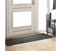Durų kilimėlis Antracito ir juoda 60 x 180 cm 100% poliamidas