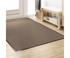 Durų kilimėlis Bežinė ir juoda 120 x 180 cm 100% poliamidas