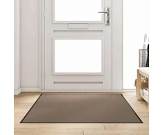 Durų kilimėlis Bežinė ir juoda 120 x 180 cm 100% poliamidas