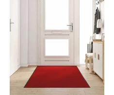Durų kilimėlis Raudona ir Juoda 120 x 250 cm 100% poliamidas