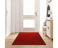 Durų kilimėlis Raudona ir Juoda 120 x 400 cm Poliamidas ir PVC