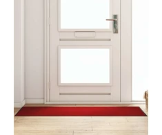 Durų kilimėlis Raudona ir Juoda 60 x 180 cm 100% poliamidas