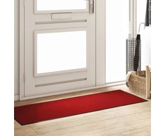 Durų kilimėlis Raudona ir Juoda 60 x 180 cm 100% poliamidas
