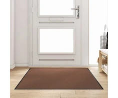 Durų kilimėlis Ruda ir juoda 120 x 180 cm 100% poliamidas
