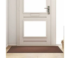 Durų kilimėlis Ruda ir juoda 90 x 150 cm 100% poliamidas