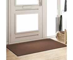 Durų kilimėlis Ruda ir juoda 90 x 150 cm 100% poliamidas