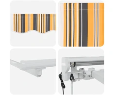 Elektrinė ištraukiama pavėsinė 25 x 2 m