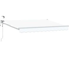 Elektrinė ištraukiama pavėsinė Baltas 3 x 2,5 m