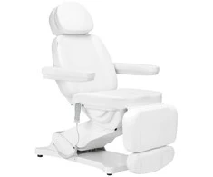 Elektrinė kosmetinė kėdė SILLON CLASSIC 3 varikliai su šildymu balta
