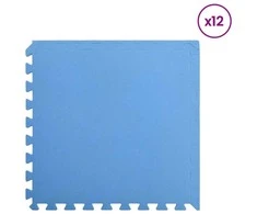 Baseino grindų kilimas 12 pcs Mėlyna 4,32 ㎡ EVA puta