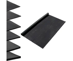 Grindų kilimėlis Juoda 12 x 5 m Guma