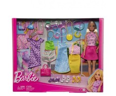 Barbie Lėlė Barbė Barbės drabužiai ir lėlė Mix-and-Match mados HKB07
