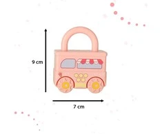 Roger Mokomasis dėlionės žaidimas automobilių blokai, pakabinamos spynos, sensorinis žaislas Montessori