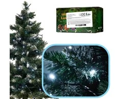 Roger LED žibintai šviesos grandinė 10m 100LED šaltai balta