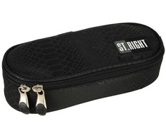 St.Right Paminkštintas maišelis pieštukams su atvartu Shiny Snake