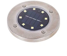 Roger Saulės žemės sodo viršutiniai žibintai 8LED 4 vnt. šiltos baltos spalvos