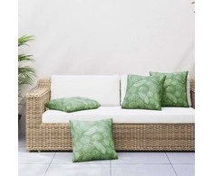 Išsklaidymo pagalvės Lapelis 4 pcs Lapų raštas 60 x 60 cm