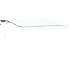 Ištraukiama markizė Balta 300 x 250 cm Audinys ir plienas
