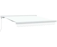 Ištraukiama markizė Balta 300 x 250 cm Audinys ir metalas