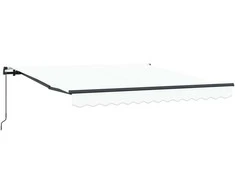 Ištraukiama markizė Balta 300 x 250 cm Poliesteris ir plienas