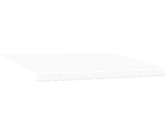 Ištraukiama markizė Balta 450 × 300 cm Audinys ir aliuminis
