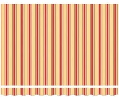Ištraukiama markizė, geltona/balta, 3x2,5m, audinys/aliuminis