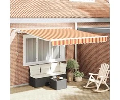 Ištraukiama markizė Geltona ir Oranžinė 350 x 250 cm