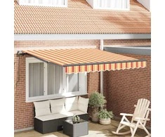 Ištraukiama markizė Geltona ir Oranžinė 350 x 250 cm