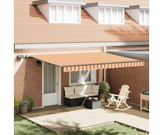 Ištraukiama markizė geltonos ir oranžinės spalvos 450 ×300 cm
