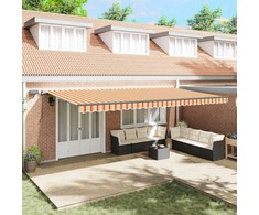 Ištraukiama markizė geltonos ir oranžinės spalvos 600 ×300 cm