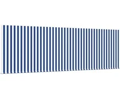 Ištraukiama markizė Mėlyna ir balta 400 × 300 cm