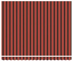 Ištraukiama markizė Oranžinė ir ruda 400 × 300 cm