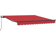 Ištraukiama markizė Raudona 300 x 250 cm Poliesteris ir plienas