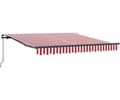 Ištraukiama markizė Raudona ir balta 300 x 250 cm