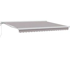 Ištraukiama markizė Šviesiai pilka 400 × 300 cm