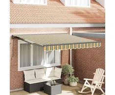 Ištraukiama markizė Žalia ir geltona 350 x 250 cm