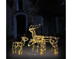 Kalėdinė lempučių ekspozicija 3 dalių elniai 229 LED (Ekspozicinė prekė)