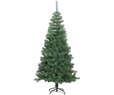 Kalėdų eglutė su 150 LED s stovu Žalia 120 cm PVC