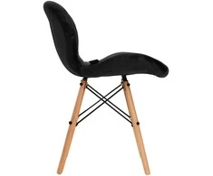 Activeshop Kėdė 4Rico QS-186 Scandi Velvet Juodas