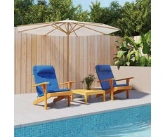 Kėdžių pagalvės 2 pcs Mėlyna 58 x 77 x 4,5 cm Oksfordo audinys