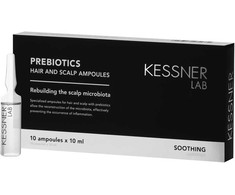 Activeshop KESSNER LAB Prebiotic – atkuriamosios galvos odos ampulės su prebiotiku 10 x 10 ml