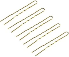 Activeshop Kirpyklų plaukų kuodeliai E-57 120 vnt. 5,6 cm aukso
