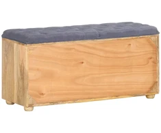 Koridoriaus suoliukas, 100x35x47cm, mango medienos masyvas