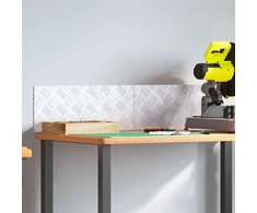 Laiptų danga Stačiakampio 2 pcs Sidabro 50 x 20 cm Aliuminis