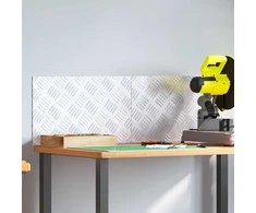 Laiptų danga Stačiakampio 2 pcs Sidabro 50 x 30 cm Aliuminis