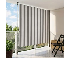 Lauko Ritininė Žaliuzė Antracito ir baltos 120 x 270 cm
