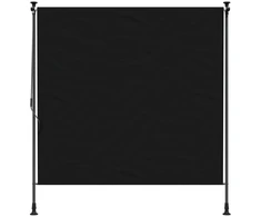 Lauko Ritininė Žaliuzė Juoda 150 x 270 cm