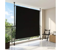 Lauko Ritininė Žaliuzė Juoda 150 x 270 cm